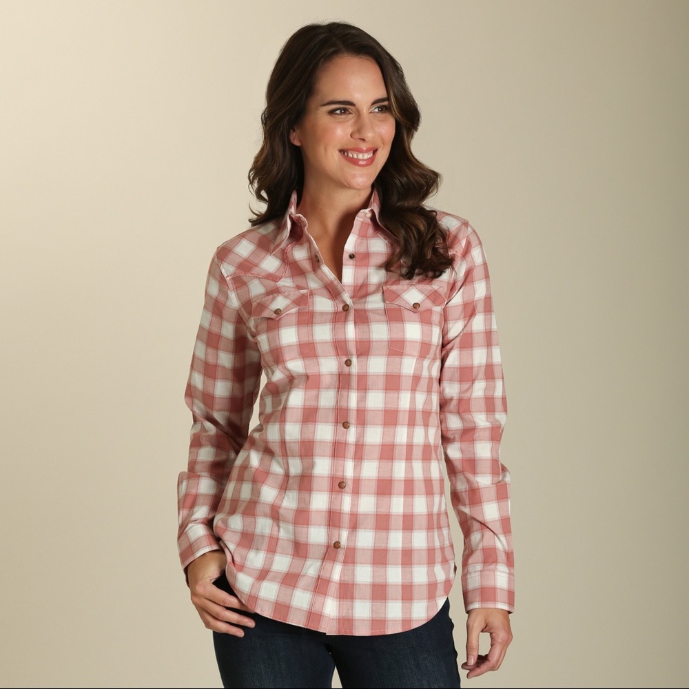 Women’s Snap Down Plaid Shirt